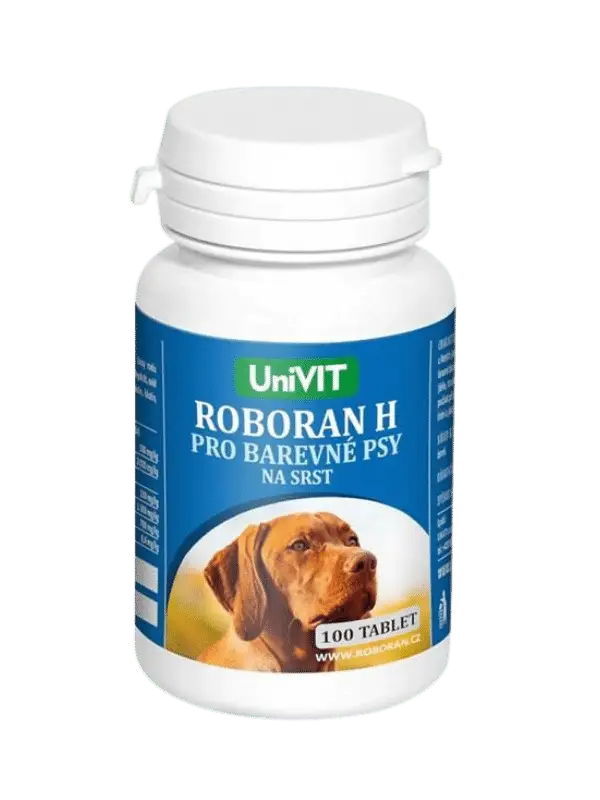Roboran h dla psów kolorowych 100 tab.